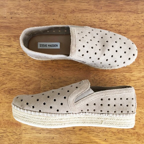 Steve Madden Widmer Suede Espadrille Sneaker - 9 - Picture 10 of 10